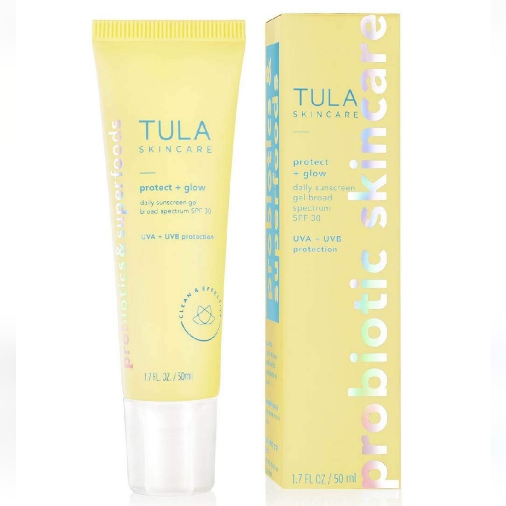 TULA SKINCARE protect + glowdaily sunscreen gel broad spectrum SPF 30